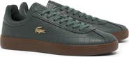 Lacoste Baseshot Croc Debossed Low Top Sneaker