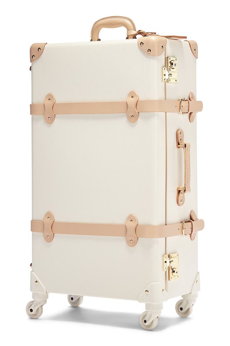 The Sweetheart 27-Inch Check-In Spinner Packing Case, Main, color, WHITE