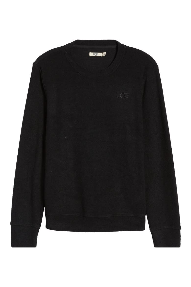Coen Brushed Terry Cloth Crewneck Sweatshirt, Alternate, color, TAR