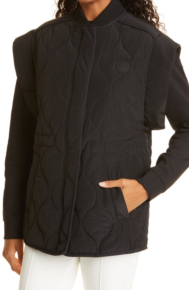 Ted Baker London Quilted Extended Shoulder Vest, Alternate, color,