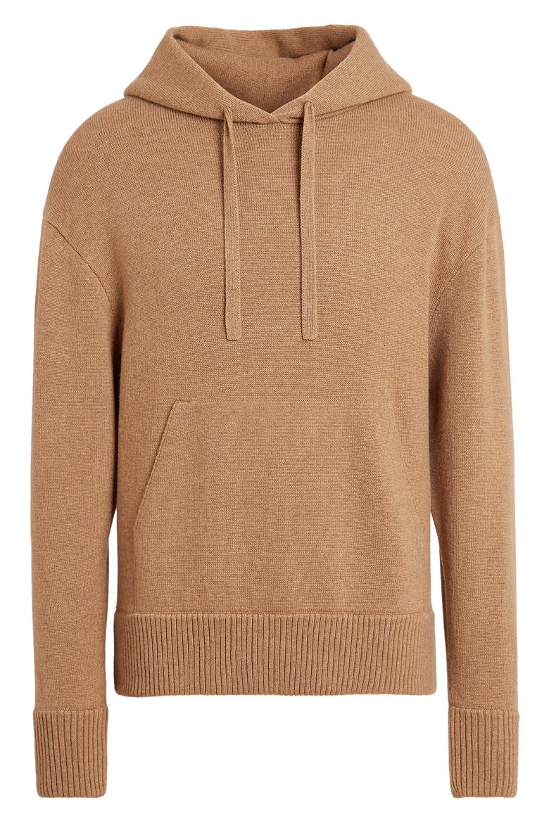 Chunky Cashmere Hoodie, Alternate, color, VICUNA
