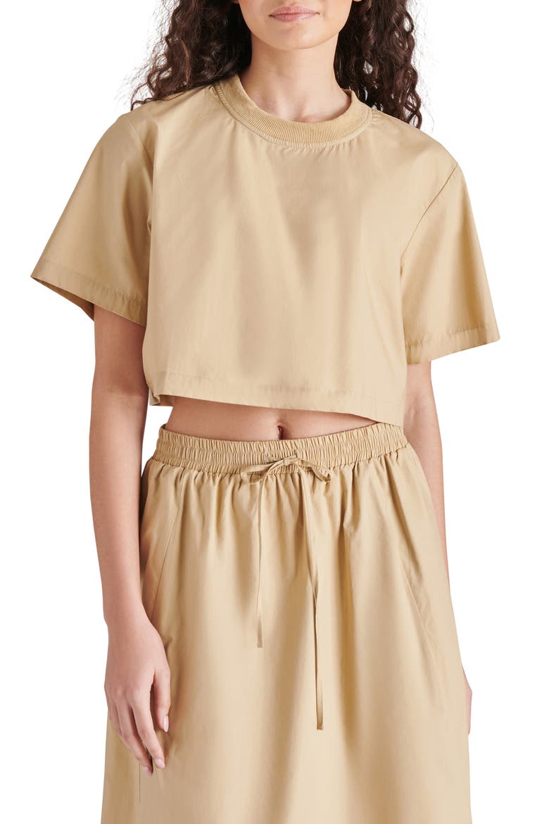 Sunny Crop Top, Main, color, KHAKI