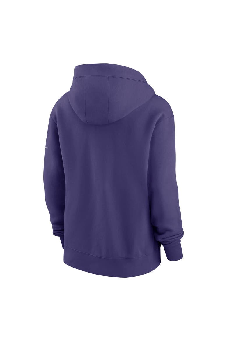 Women's Nike Purple Baltimore Ravens Phoenix Rewind Full-Zip Hoodie, Alternate, color, Purple