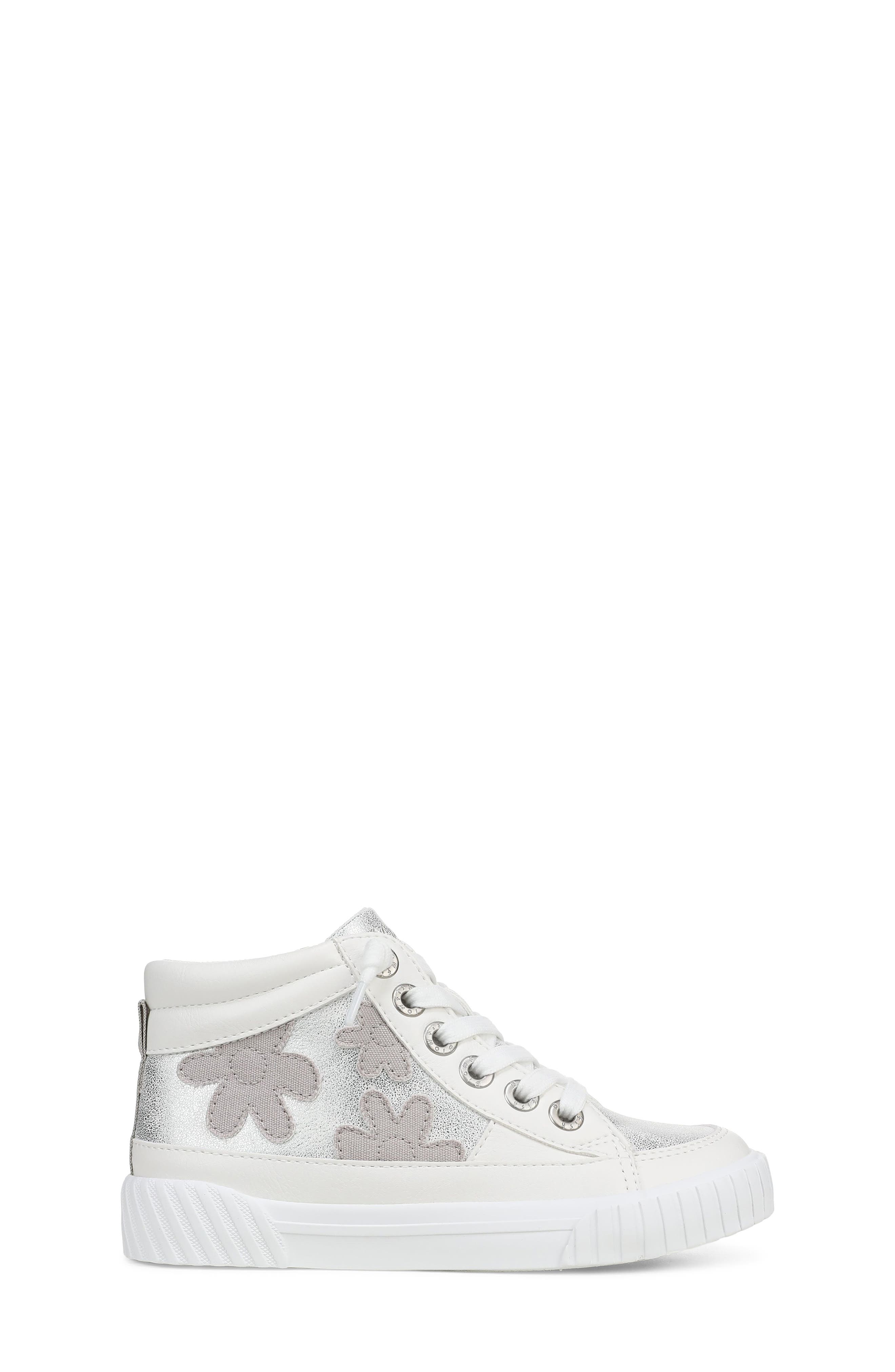 Kids' Wander High Top Lace-Up Sneaker, Alternate, color, WHITE