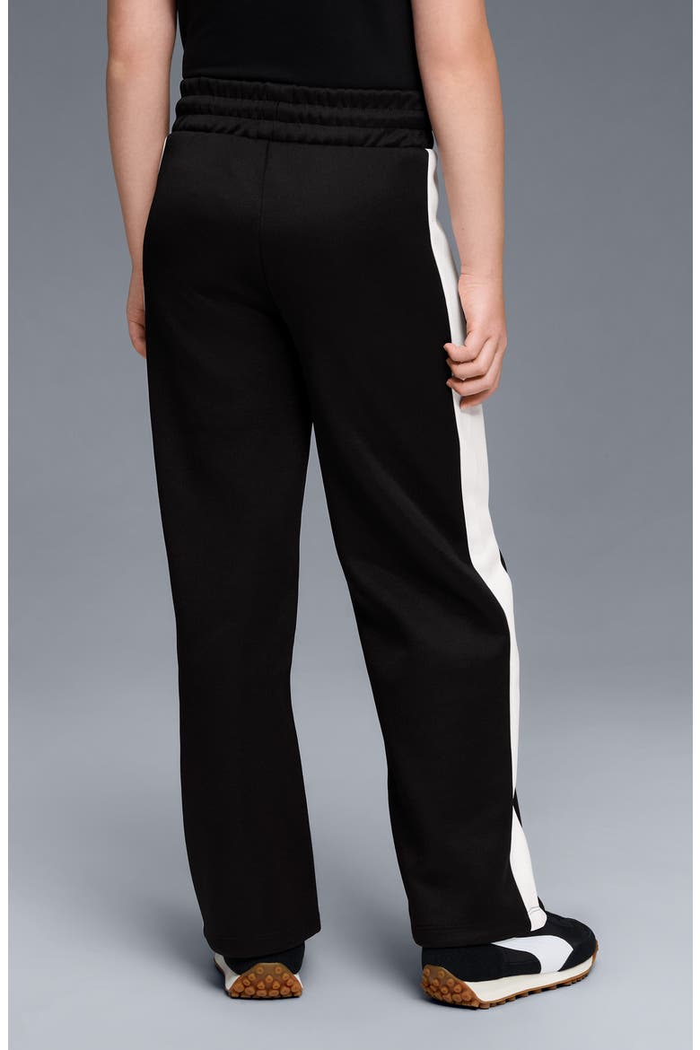 Kids' T7 Foundations Straight Leg Piqué Track Pants, Alternate, color, BLACK