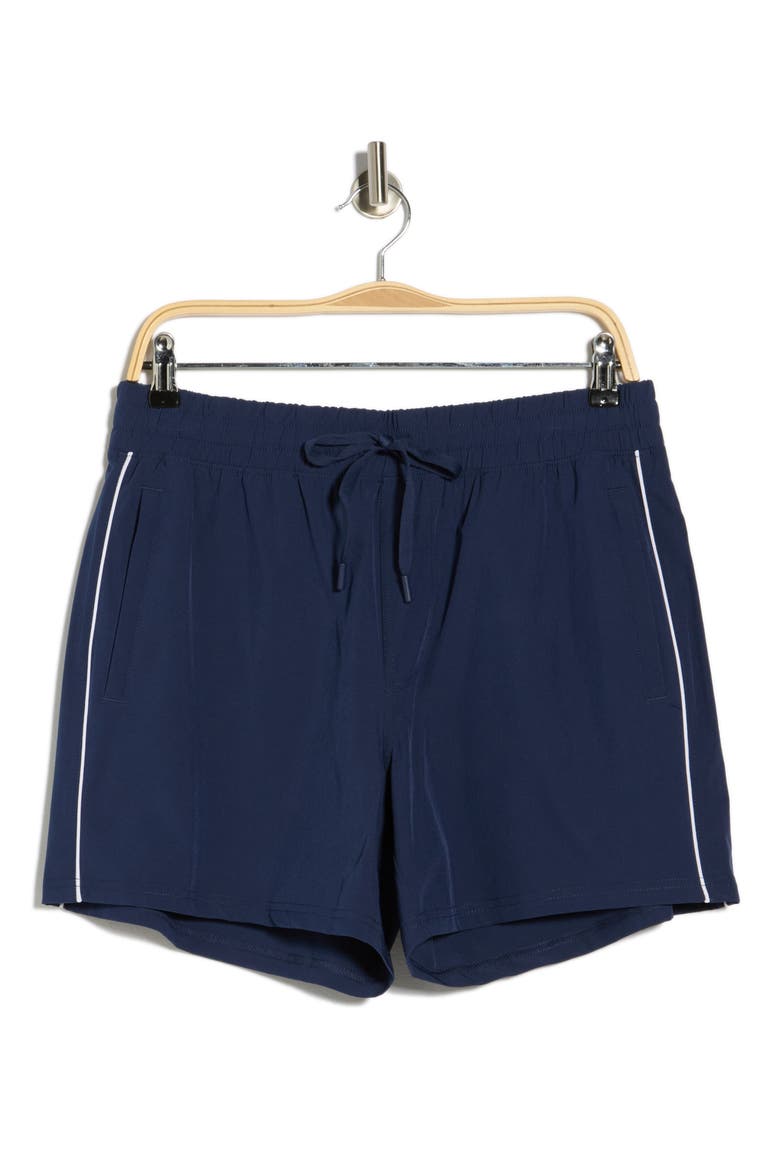 Lightstreme Daxton 5-Inch Shorts, Alternate, color, NAVAL BLUE/ WHITE