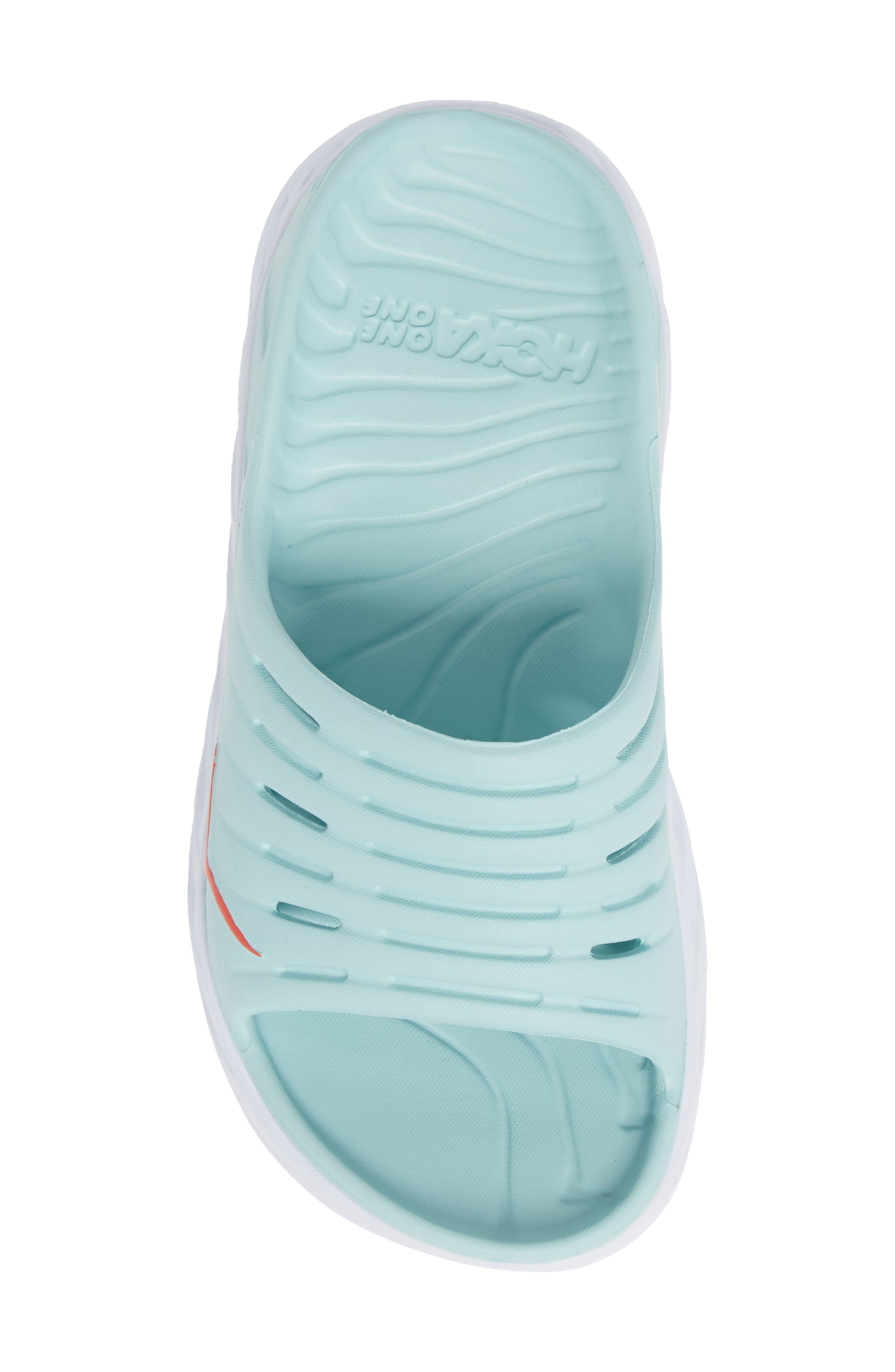 Ora Recovery Sport Slide, Alternate, color, EGGSHELL BLUE/ WHITE