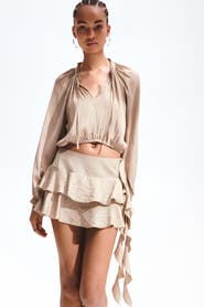 H&M Balloon-sleeved Blouse