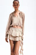 H&M Balloon-sleeved Blouse