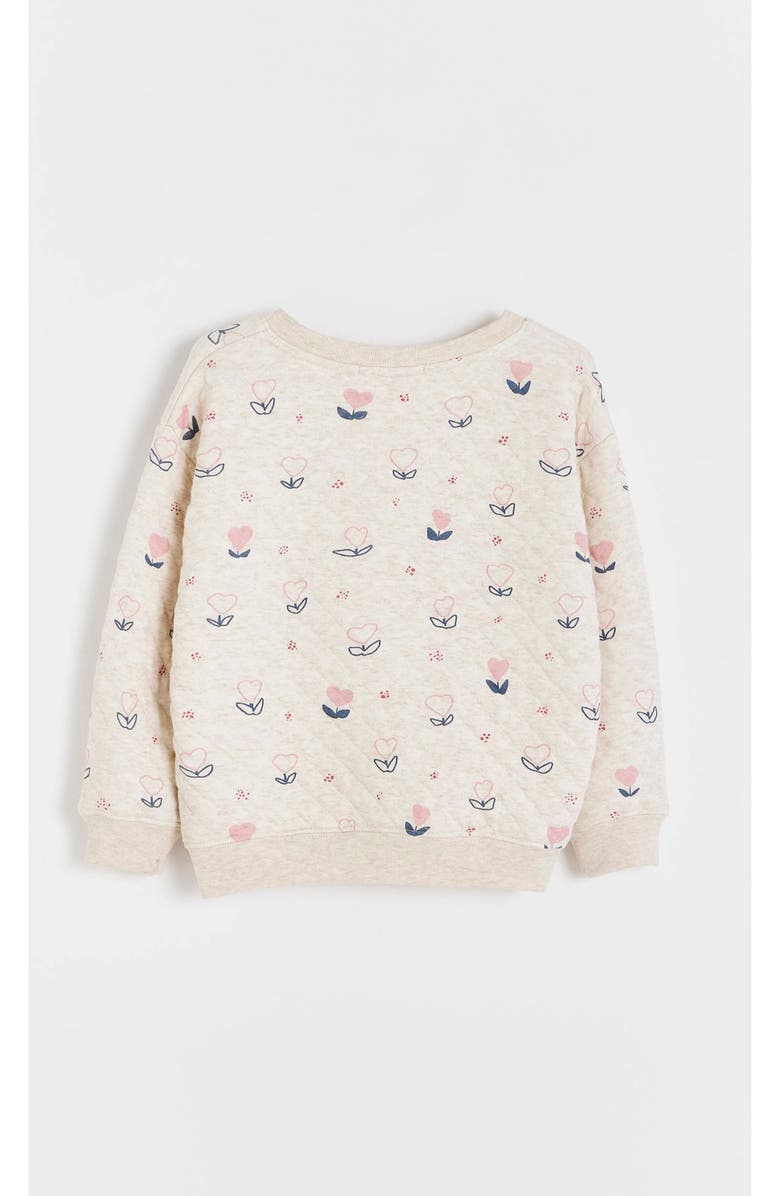 Babycottons Pat Printed Hearts Sweatshirt for Infant, Alternate, color, Pink