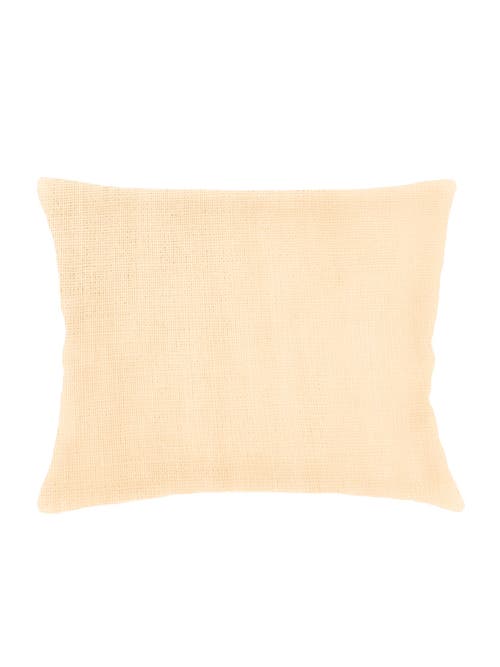 Anaya So Soft Linen Dutch Euro Pillow With Down Alternative Insert In Yellow