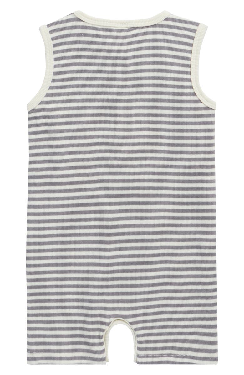 QUINCY MAE Ocean Rib Henley Romper, Alternate, color, Ocean