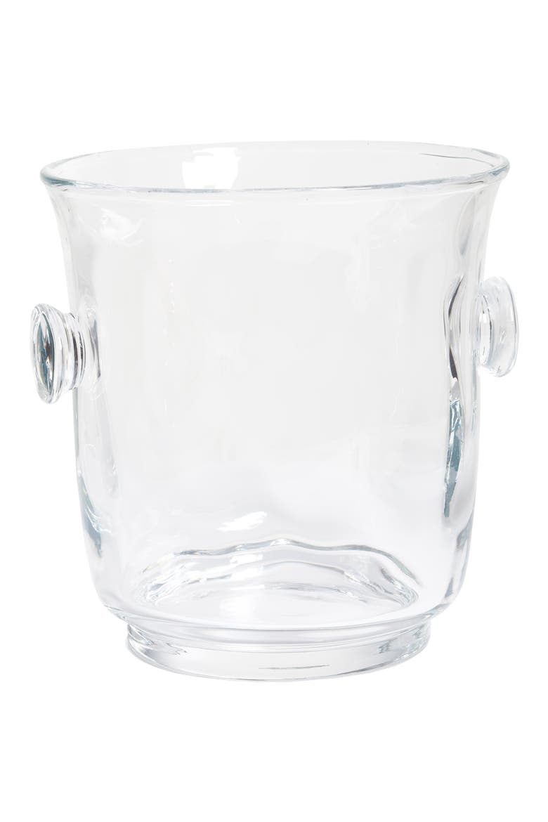 Carine Champagne Bucket, Main, color, CLEAR