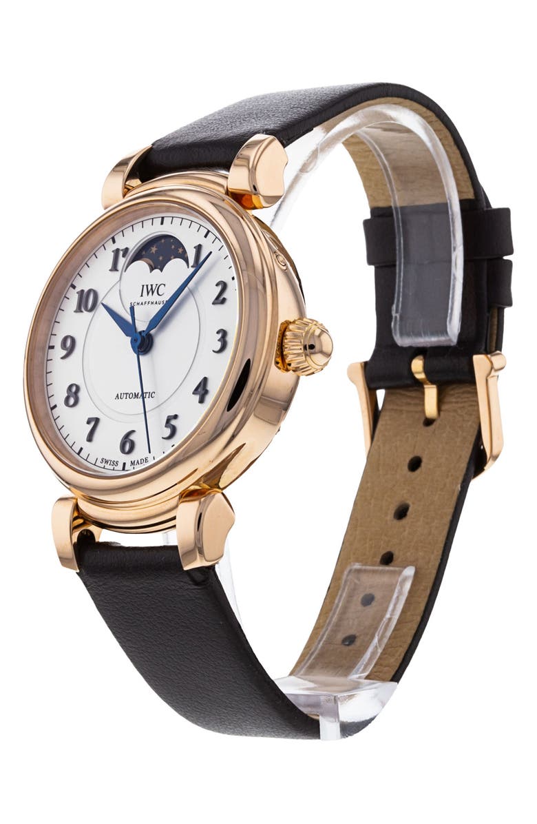 Watchfinder & Co. IWC Preowned 2019 Da Vinci Automatic Leather Strap Watch, 36mm, Alternate, color,