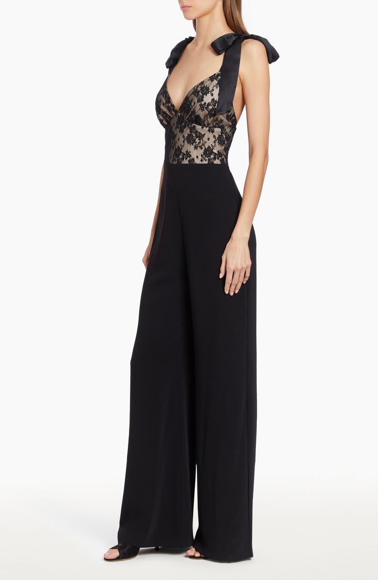 Amanda Uprichard Audrielle Wide-Leg Jumpsuit, Alternate, color,