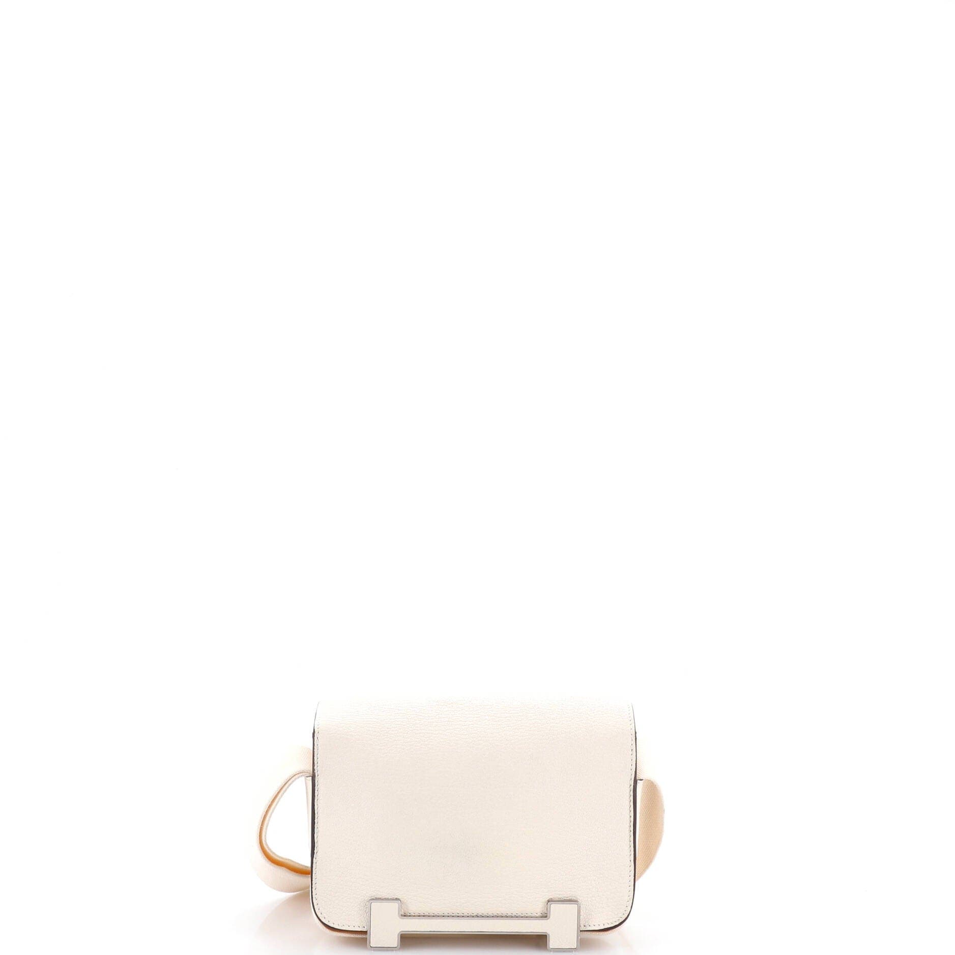 Pre-Owned Hermes Geta Bag Chevre Mysore, Alternate, color, Nata