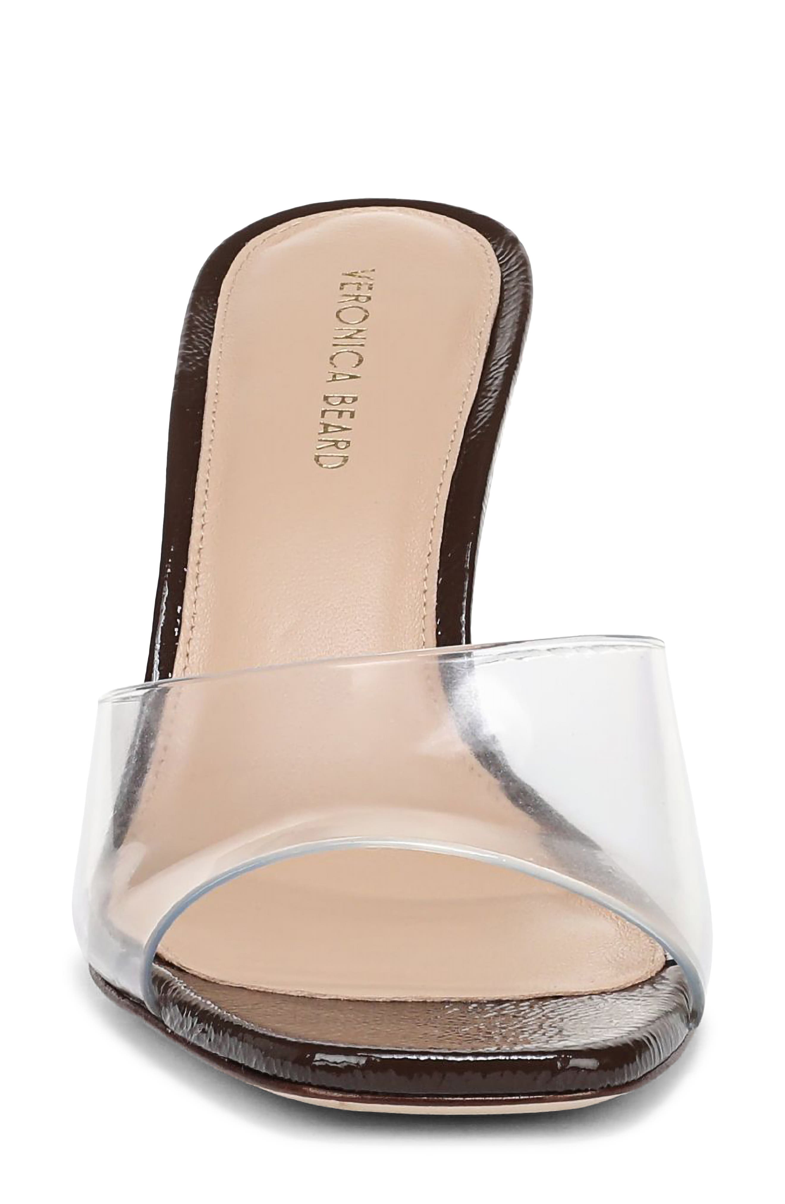 Asha Wedge Sandal, Alternate, color, CLEAR/ MOCHA