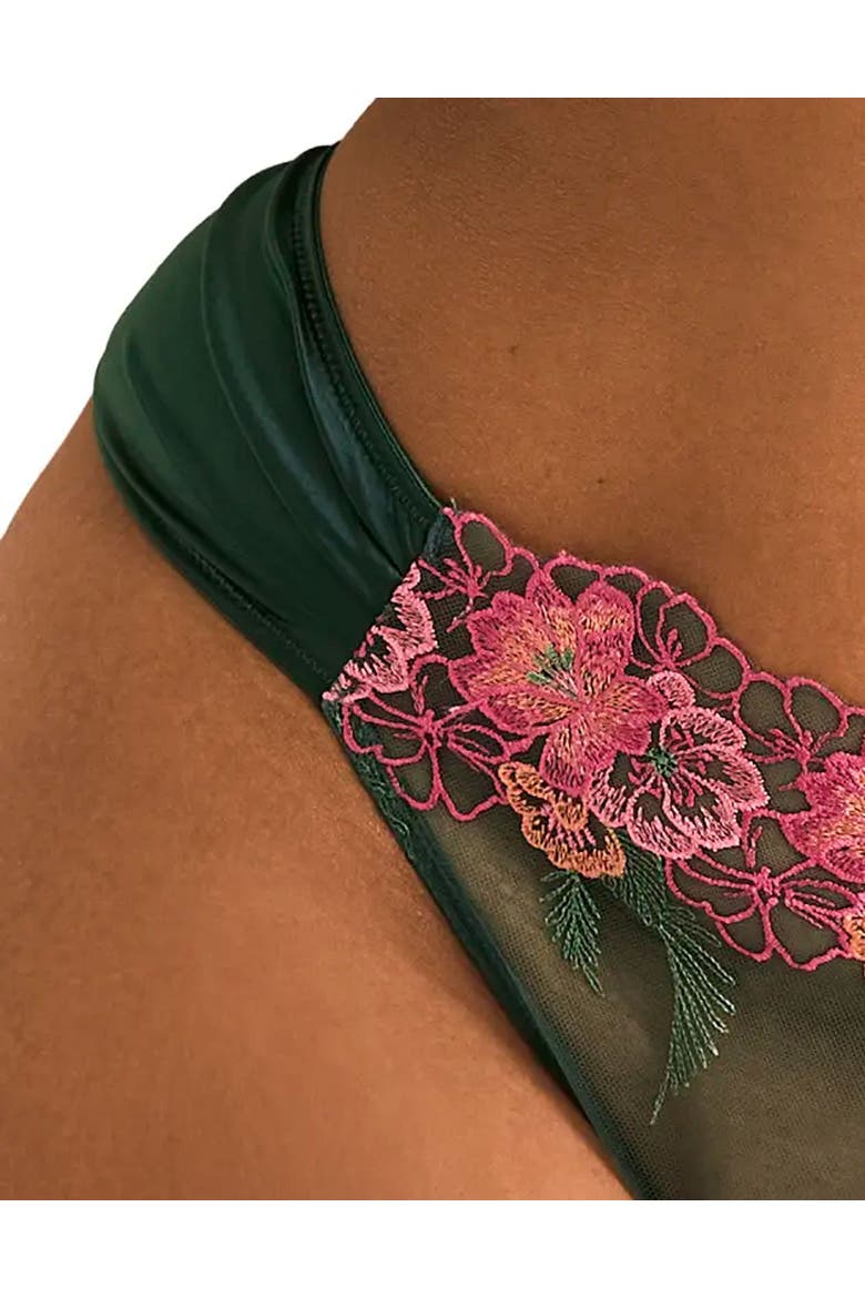 Carolyn Thong Panties, Alternate, color, Dark green