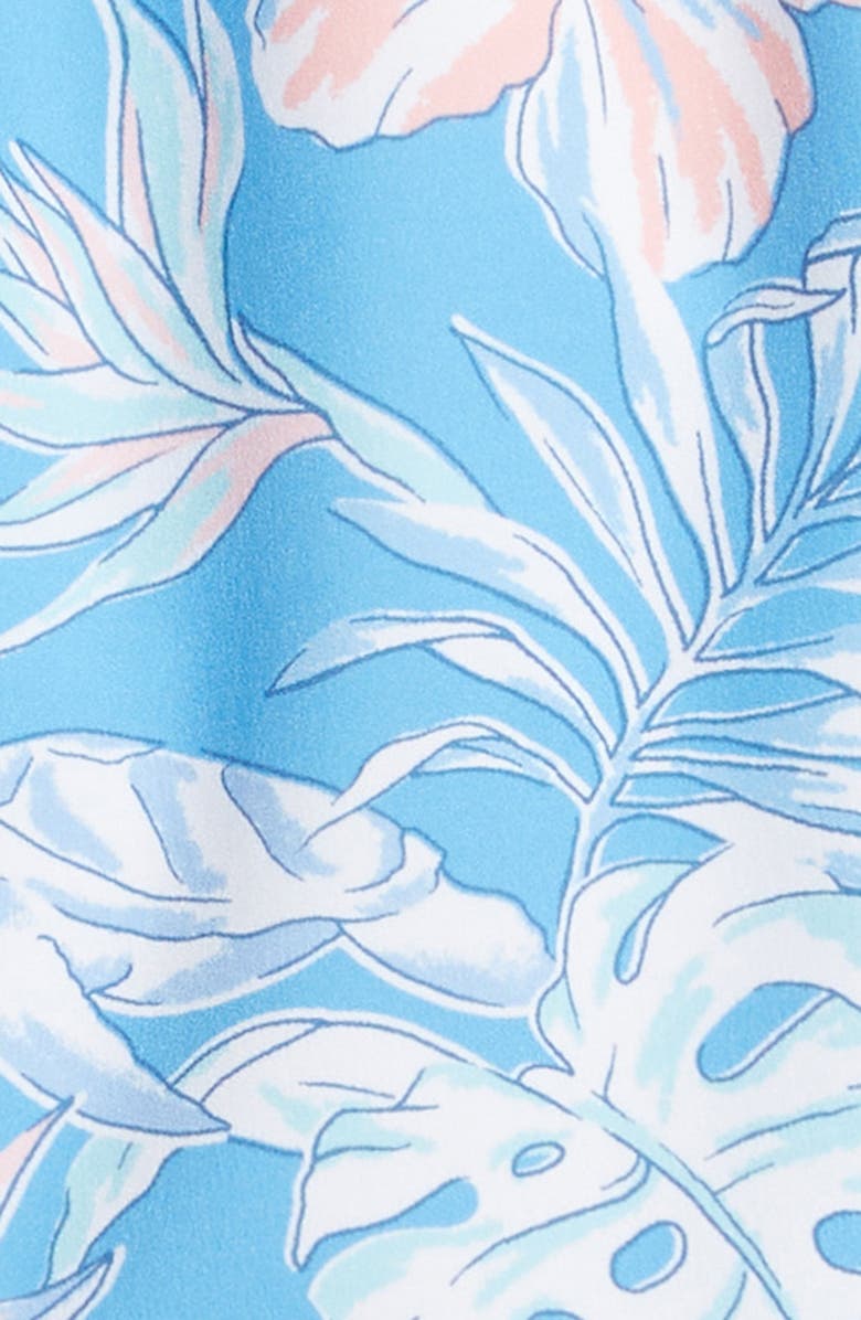 Vintage Summer Kids' Tropical Print Volley Swim Trunks, Alternate, color,