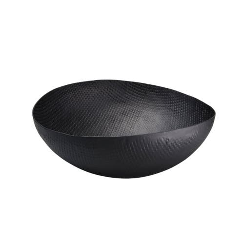 Be Home Wallis Aluminum Bowl In Black