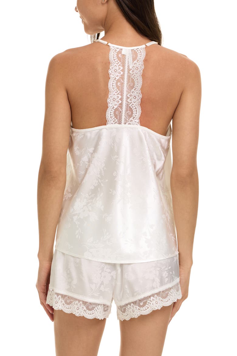 Eloisa Charm Cami Short Pajamas, Alternate, color, IVORY