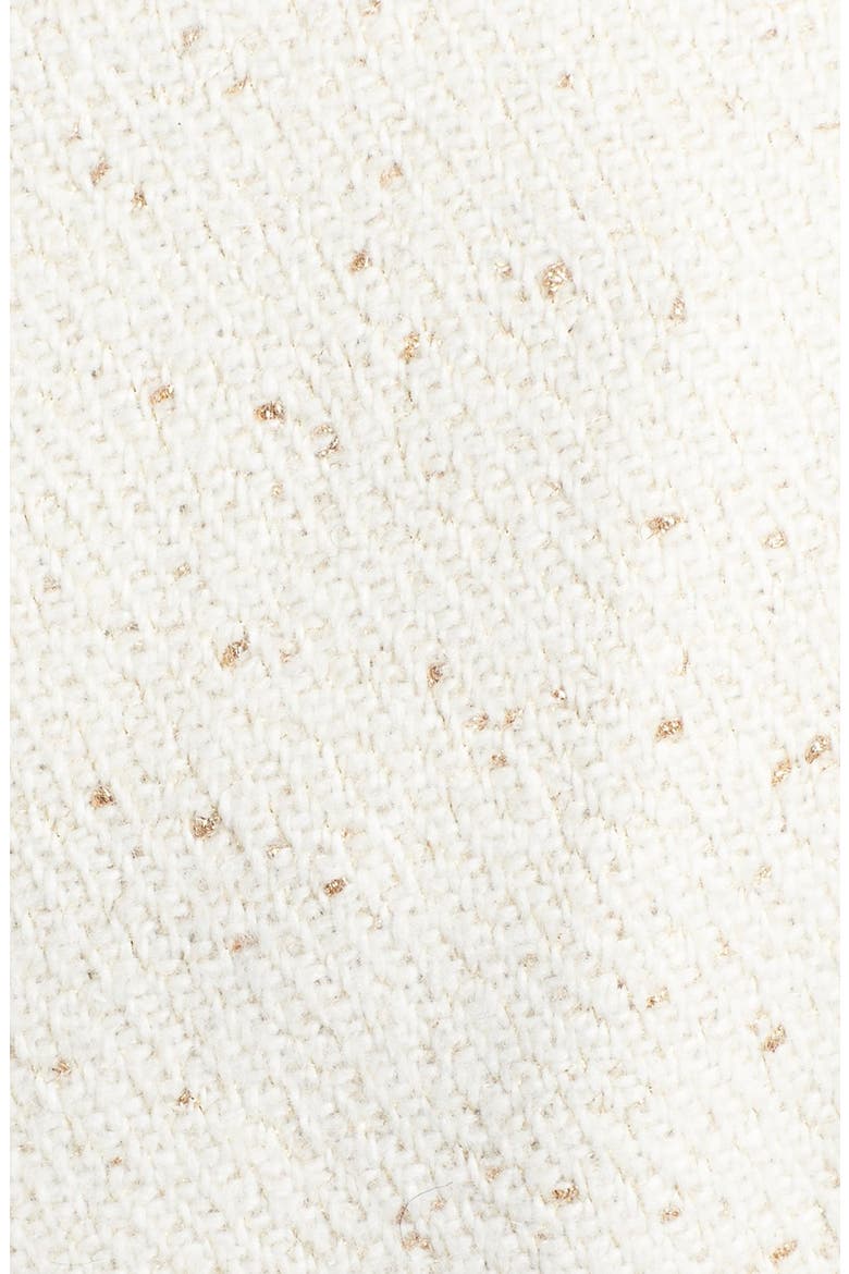 Flecked Babydoll Walking Coat, Alternate, color, VANILLA