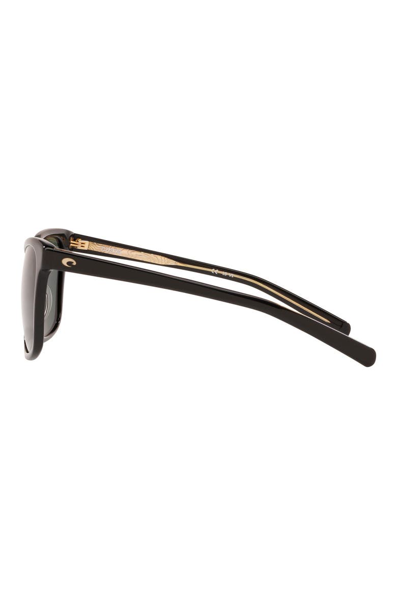 Phantos 57mm Polarized Sunglasses, Alternate, color, BLACK