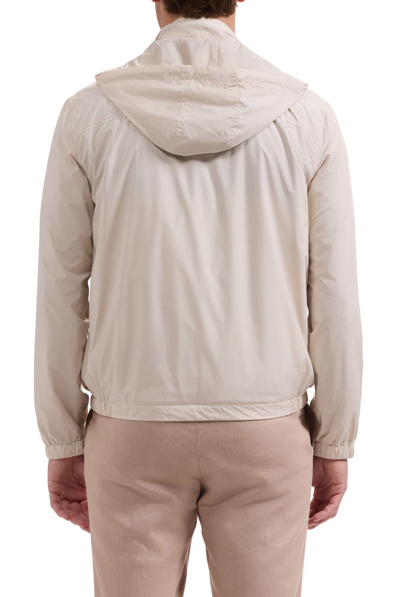 Water Repellent Packable Jacket with Removable Hood, Alternate, color, ALMOND
