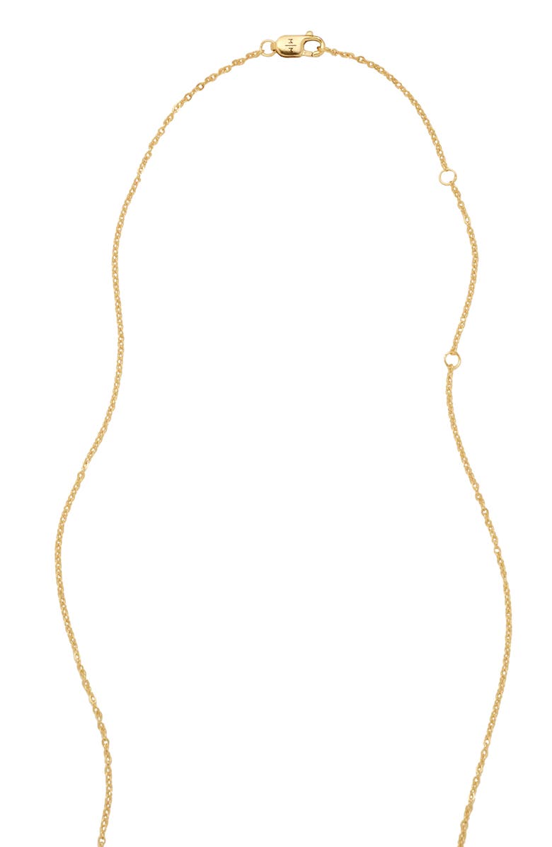 MADE BY MARY Good Vibes Daisy Pendant Necklace, Alternate, color, 