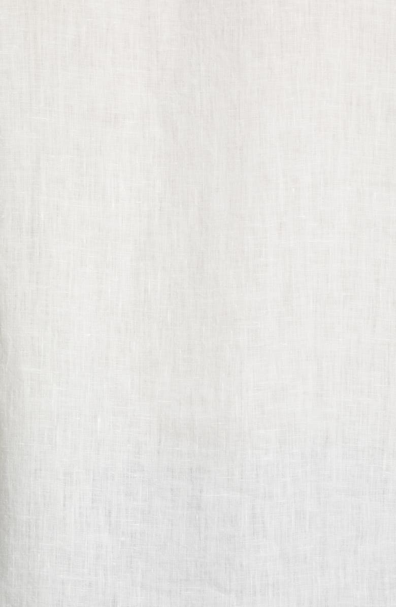 Theory Noll Short Sleeve Linen Button-Up Camp Shirt, Alternate, color, 