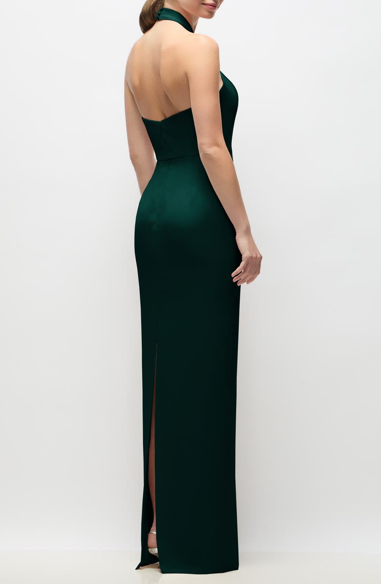 After Six Estella Halter Gown, Alternate, color, Evergreen