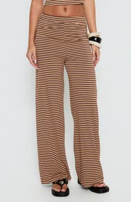 Princess Polly Timora Striped Wide Leg Pants