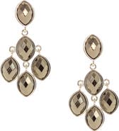 OLIVIA WELLES Ella Oval Drop Earrings