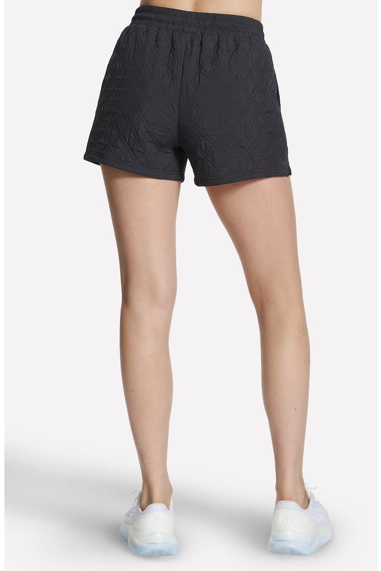 GOWALK Cozy Fit Diamond Shorts, Alternate, color, BOLD BLACK