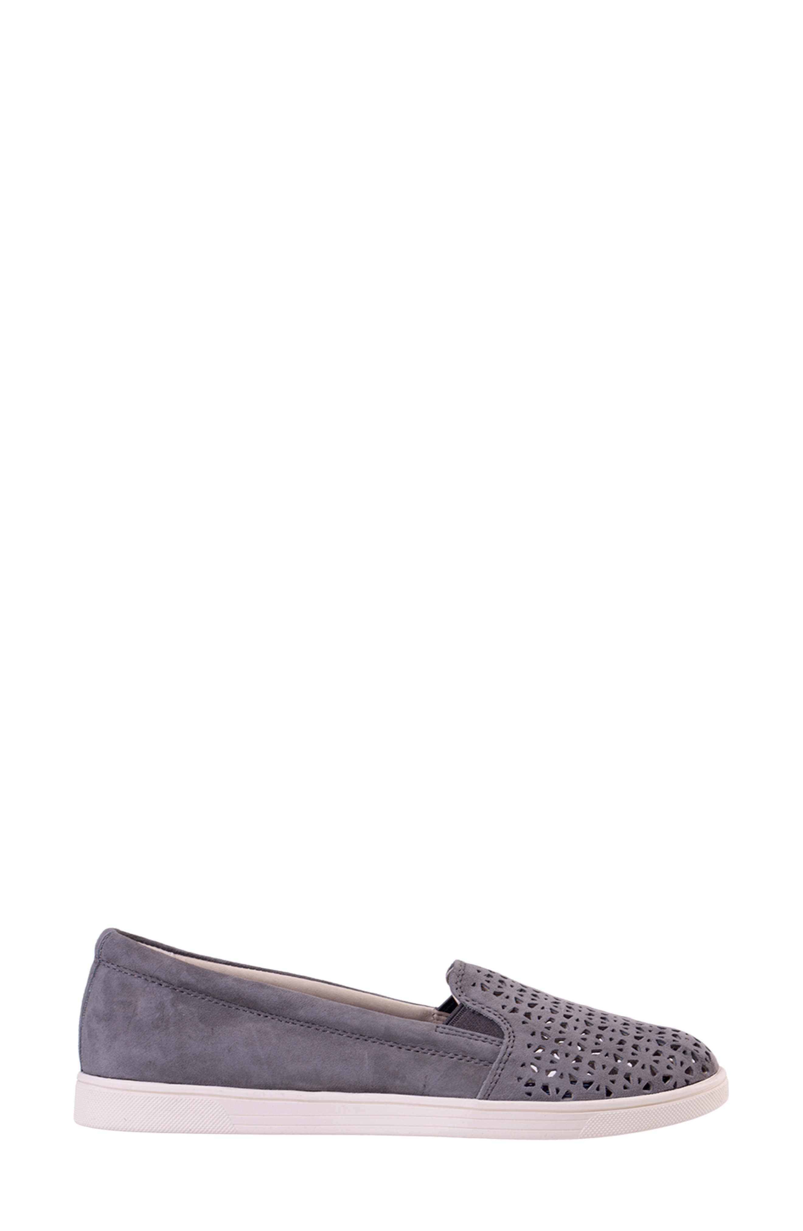 Carolina Leather Loafer, Alternate, color, DARK CHARCOAL