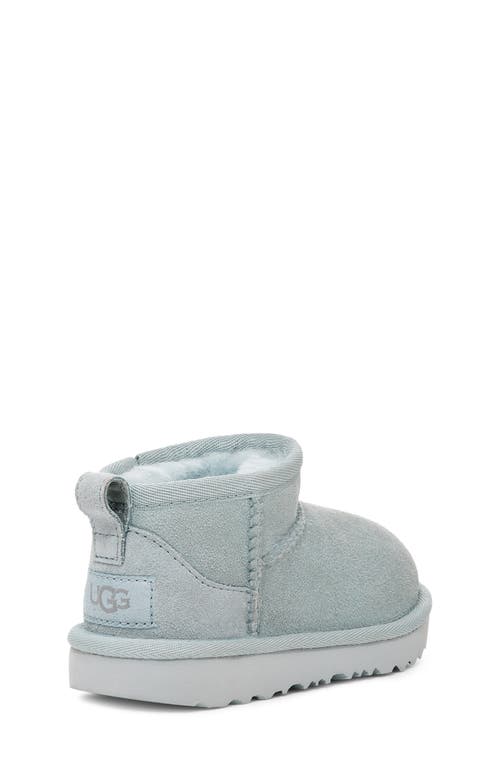 Ugg(r) Kids' Classic Ultra Mini Water Resistant Boot In Sea Foam