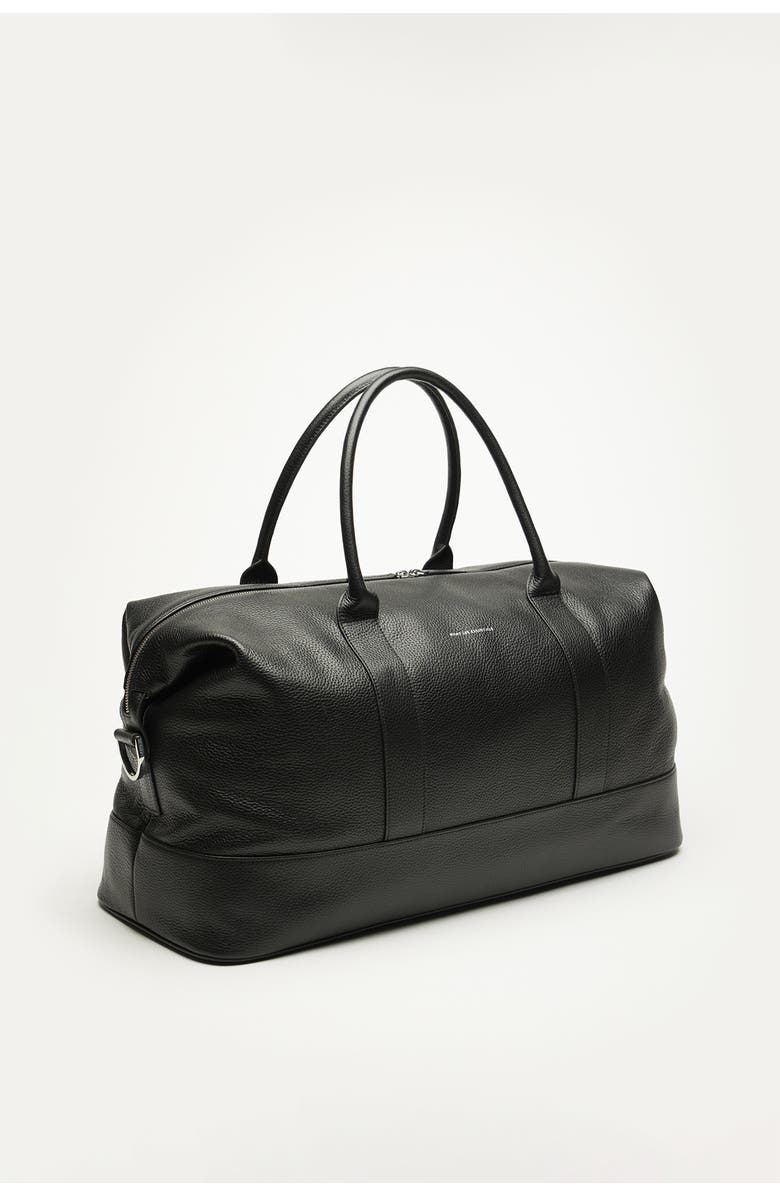 Want Les Essentiels Kelowna Pebble-Grained Leather Weekender Bag, Alternate, color, Black