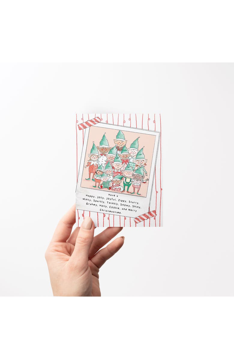 Ramus & Co Winter/Holiday Greeting Card Pack Sets (3 ct) Elf Family, Alternate, color, Multi-Pack