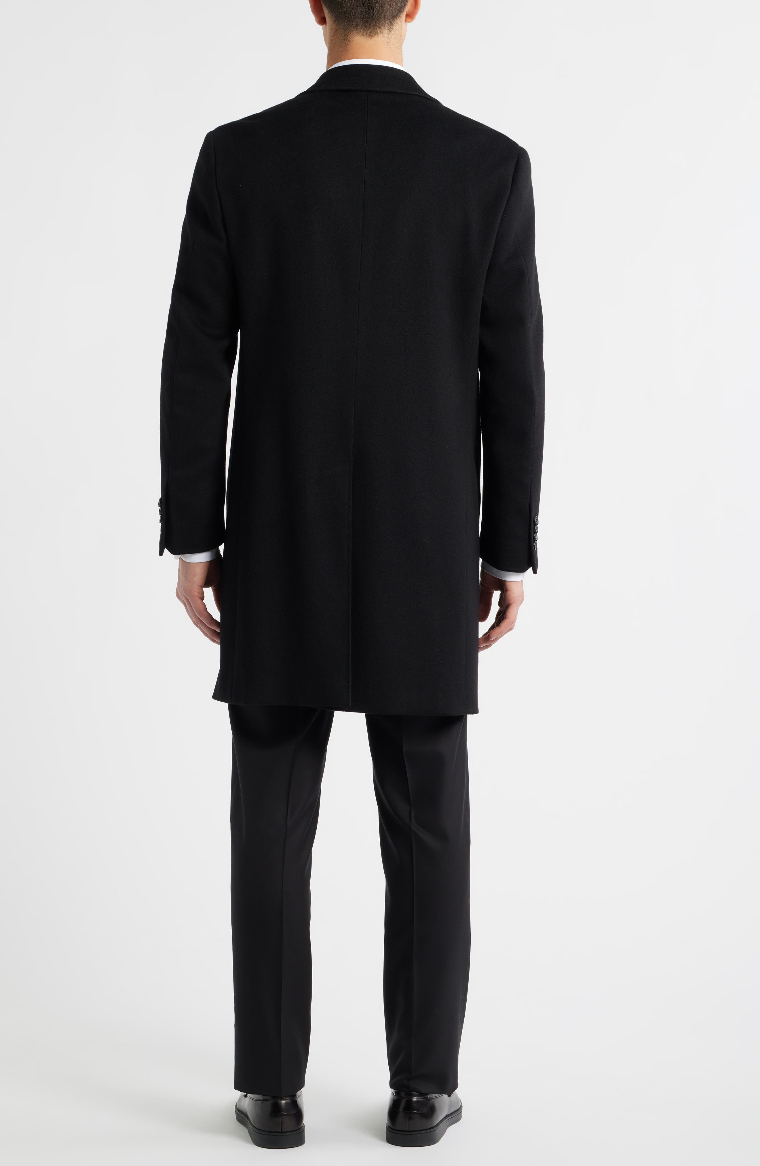 Trim Fit Wool & Cashmere Coat - image 2