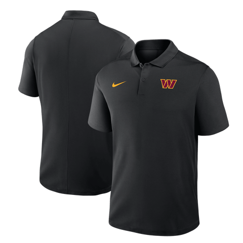 Men's Nike Black Washington Commanders Dri-FIT Victory Polo