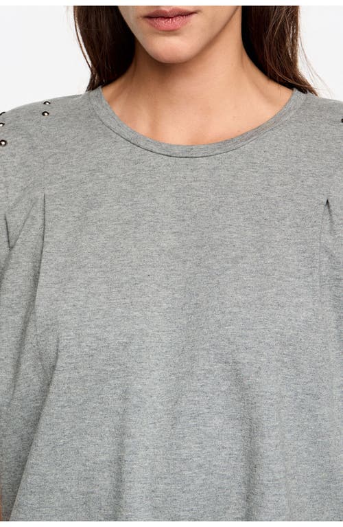 Bimba Y Lola Shoulder Studs T-shirt In Black