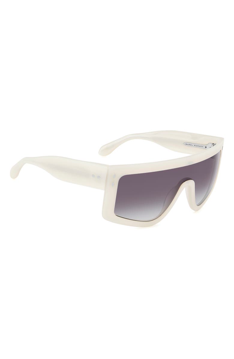 Isabel Marant 99mm Gradient Flat Top Sunglasses, Alternate, color, Pearl White/ Grey Shaded