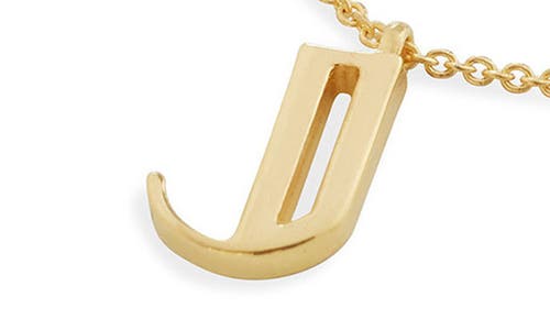 Monica Vinader Initial Pendant Necklace