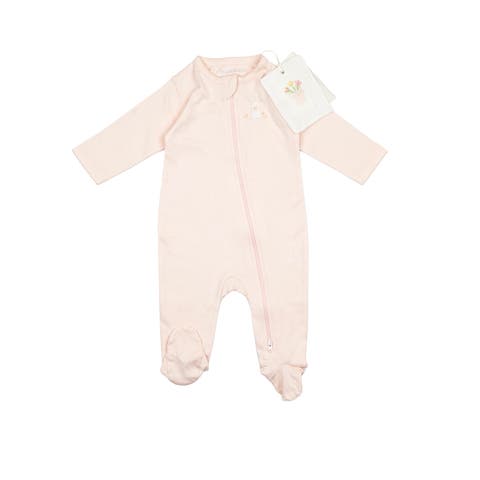 Pima Embroidered Footie (Baby)