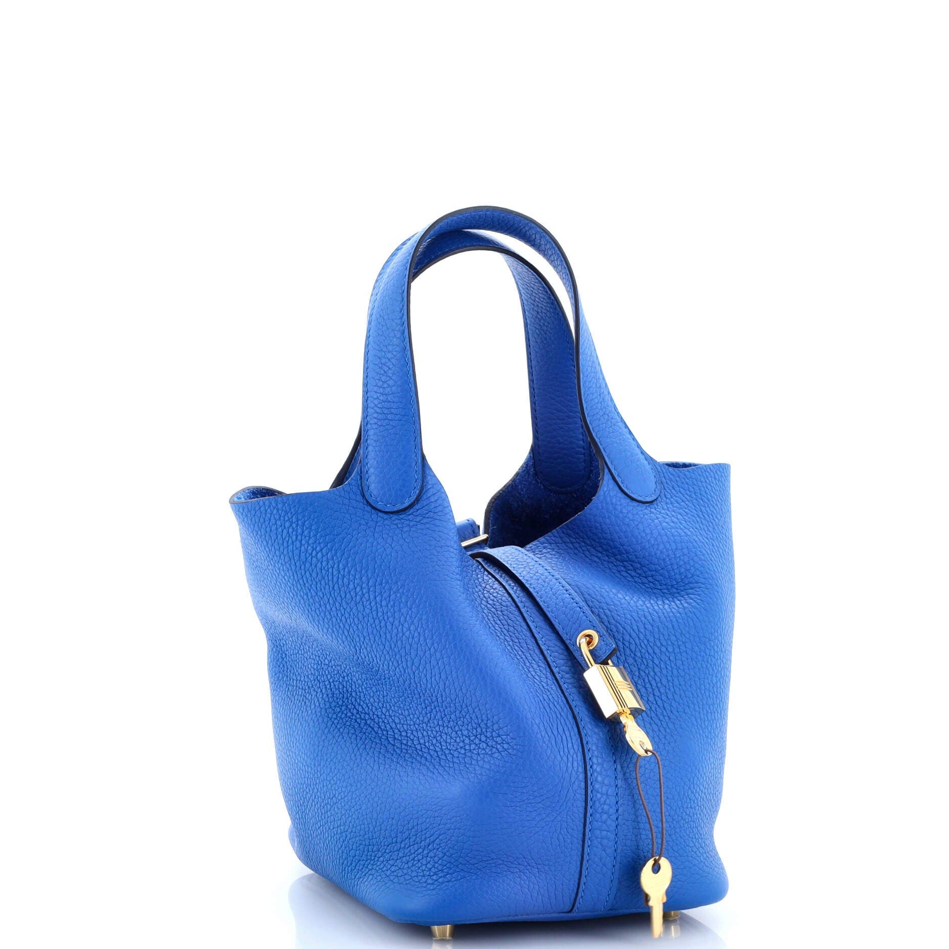 Pre-Owned Hermes Picotin Lock Bag Clemence PM, Alternate, color, 