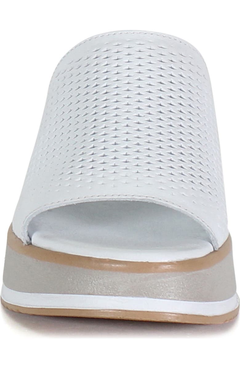 Diba True PA CIFIC Leather Platform Slip-On Sandal, Alternate, color, White