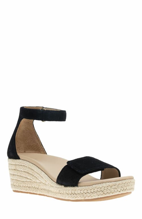 ABEO Riviera Ankle Sandal in Black Suede at Nordstrom, Size 9