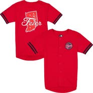 New Era Men's New Era Red Indiana Fever 2026 WNBA Draft Hometown Baseball Jersey