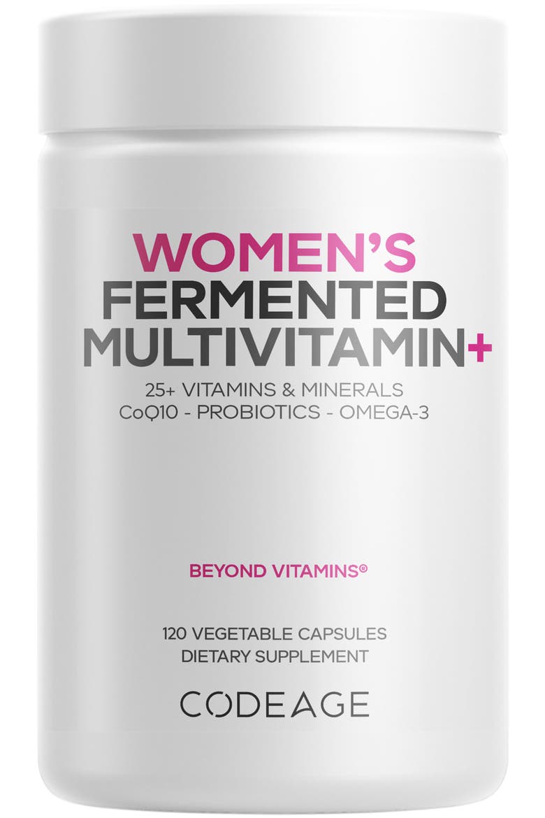 Women's Daily Multivitamins Minerals & Probiotics Supplement, Main, color, White