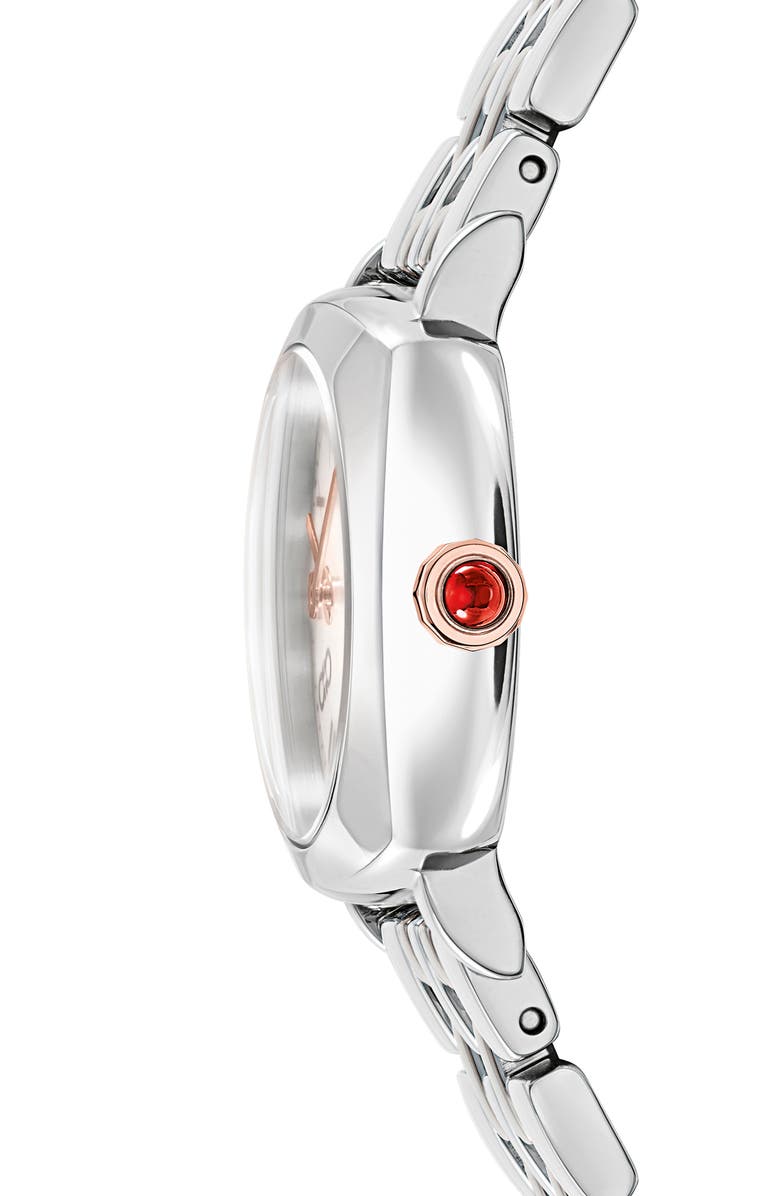 FERRAGAMO Soft Square Bracelet Watch, 23mm, Alternate, color,